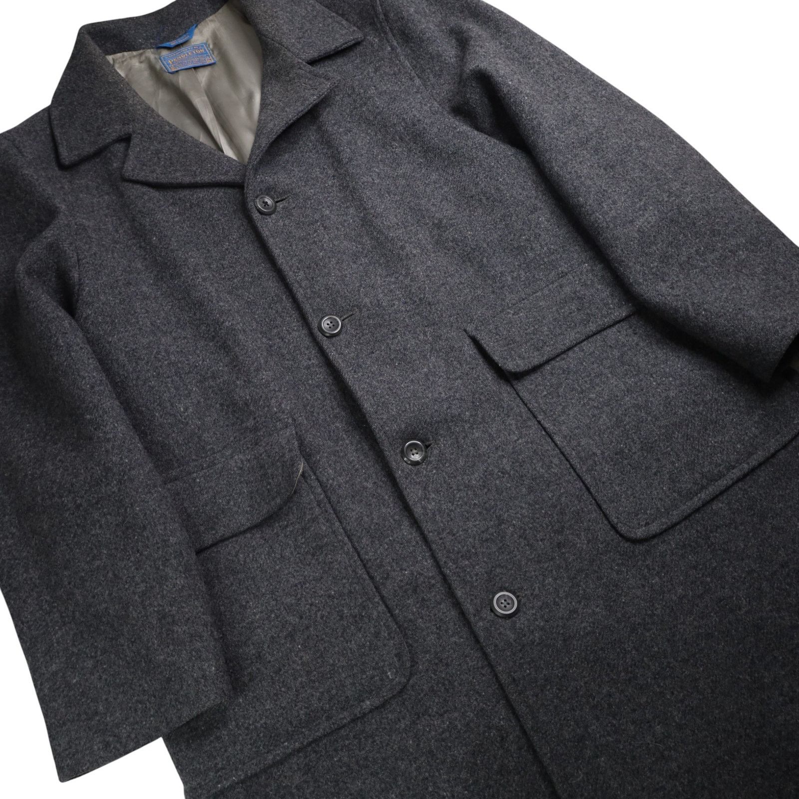 Pendleton × Vintage Vintage Pendleton %100 Wool Long Over Coat Size US XL / EU 56 / 4 - 3 Thumbnail
