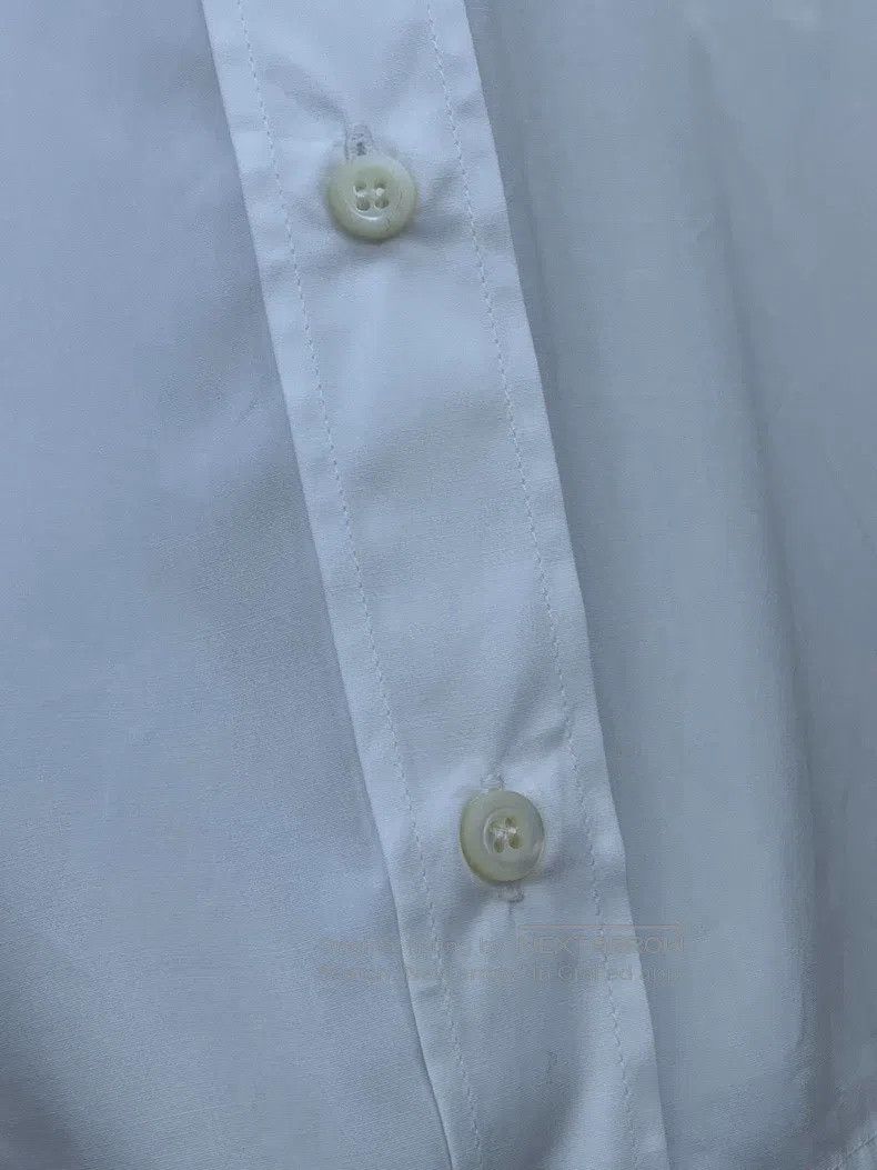 Prada Prada White metal triangle short-sleeved shirt Size XXS / US 00 / IT 34 - 4 Thumbnail