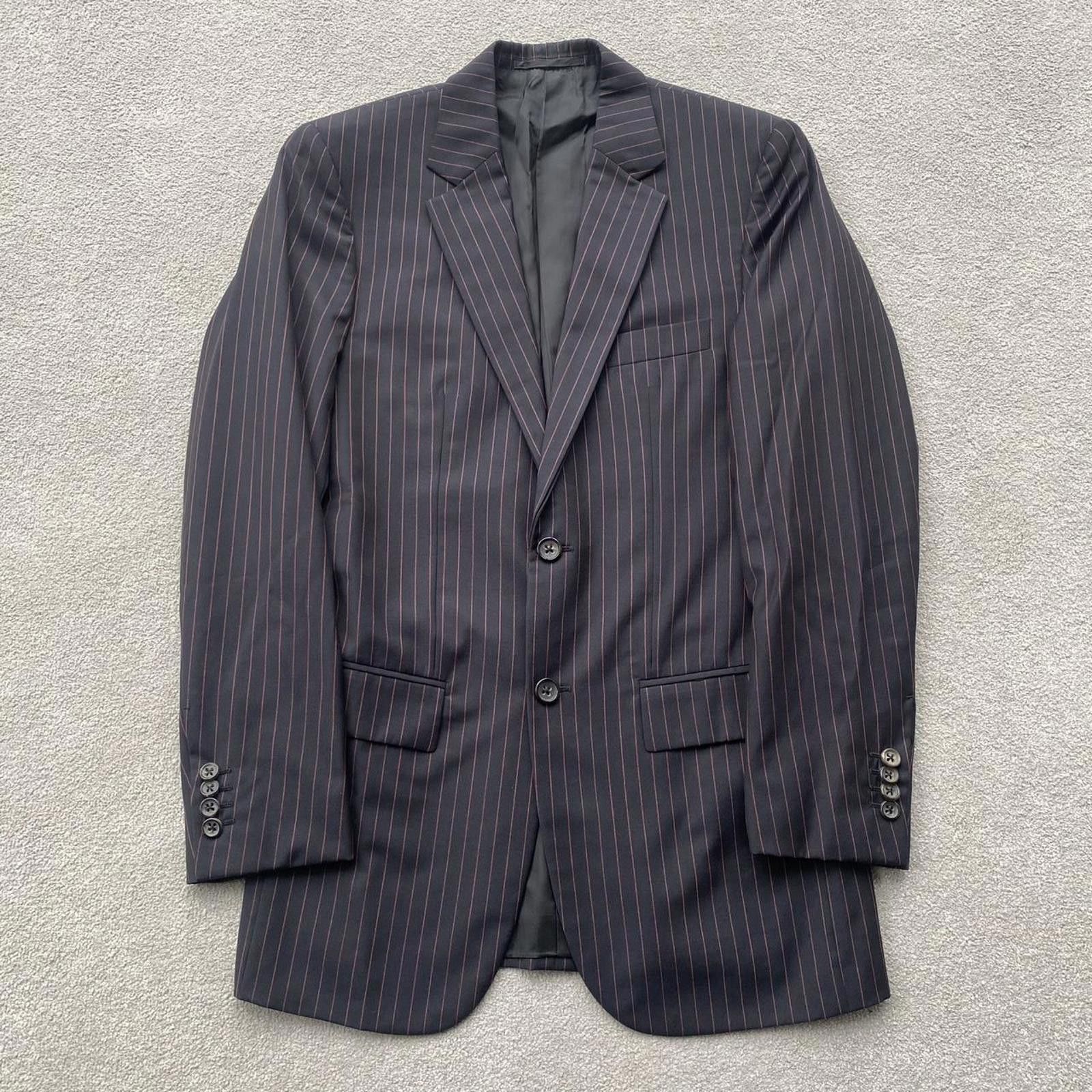 Jil Sander Jil Sander Tailor Made Pinstripe Wool Blazer Size 44R - 1 Thumbnail