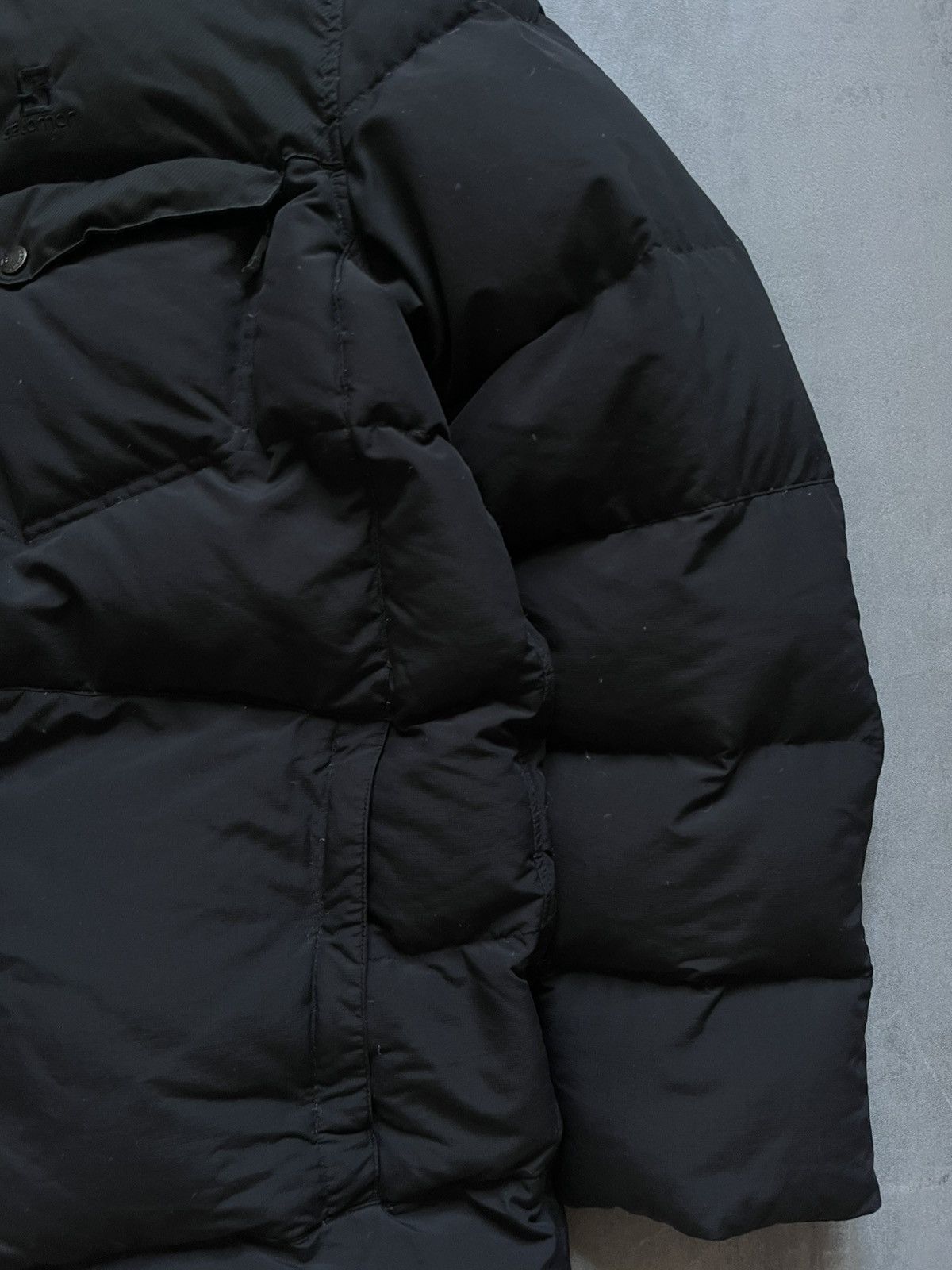 Salomon Vintage Salomon Puffer Down Parka Jacket Black XL Size US XL / EU 56 / 4 - 8 Thumbnail