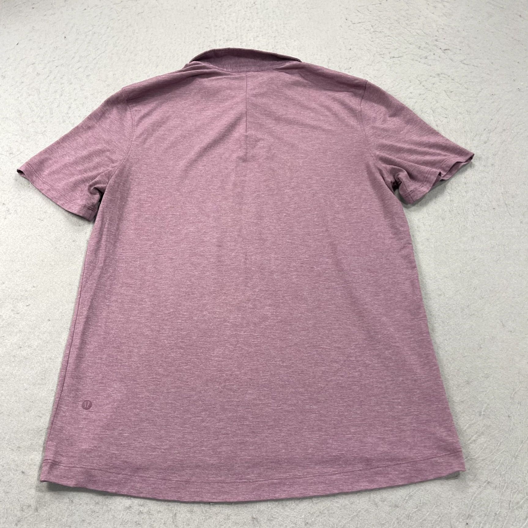 Lululemon Lululemon Polo Shirt Mens Large Red Pink Evolution Short Sleeve Golf Logo Shirt Size US L / EU 52-54 / 3 - 4 Thumbnail