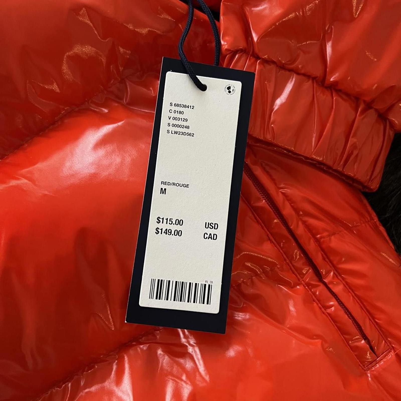 Fila Fila Women's Red and White Coat Size M / US 6-8 / IT 42-44 - 4 Thumbnail