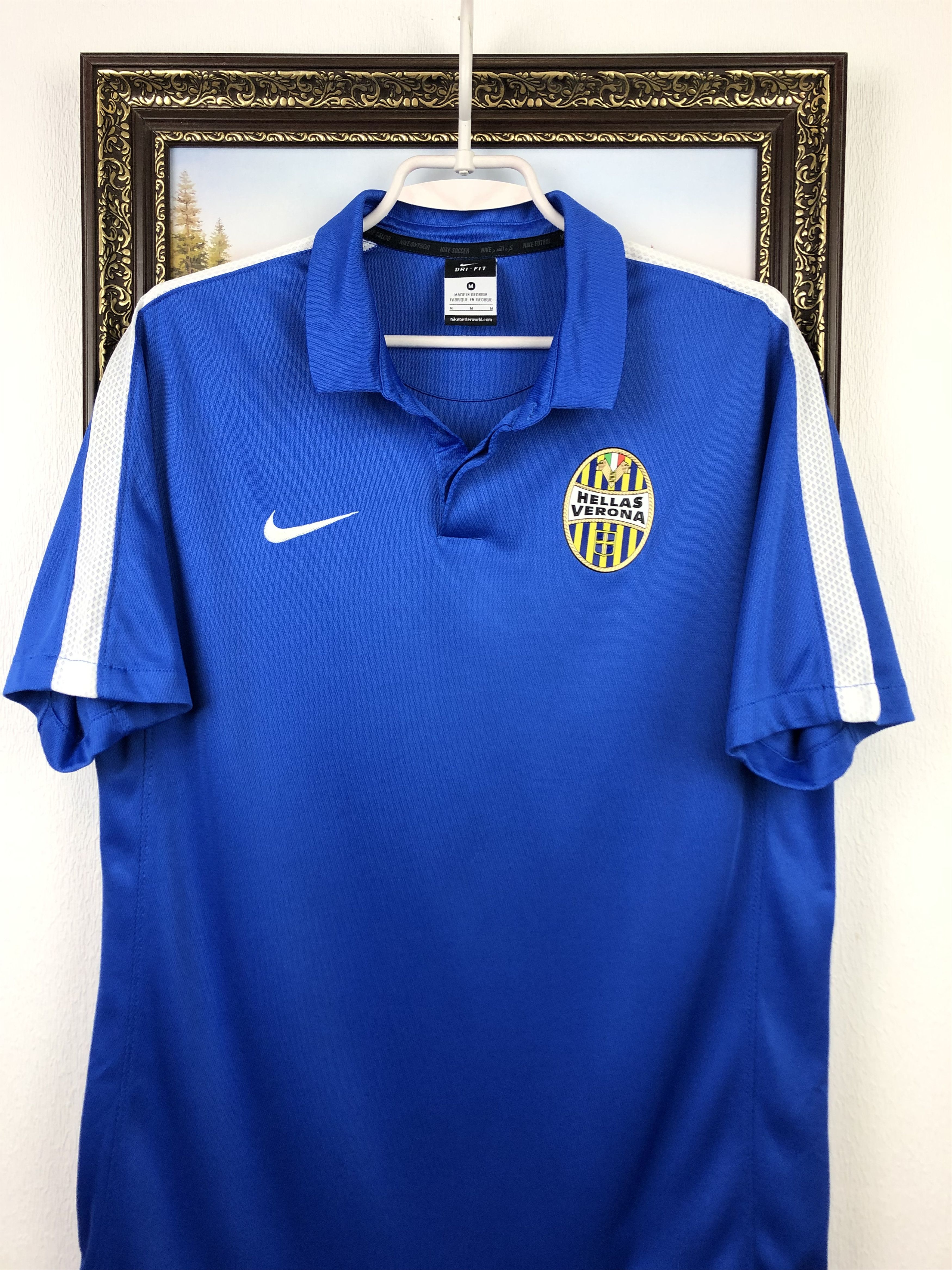 Nike Hellas Verona Football Shirt Nike Jersey Maglia Tee Hype Size US M / EU 48-50 / 2 - 2 Thumbnail