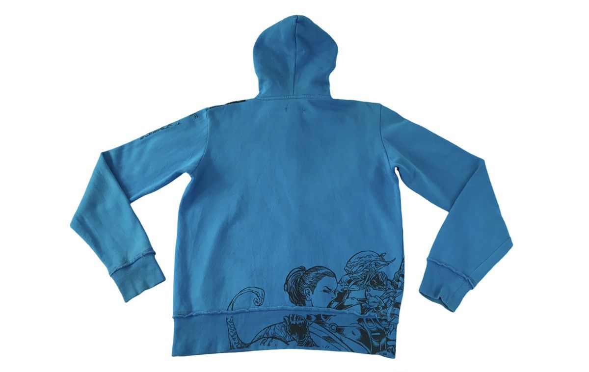 Anime Sweater Anima Iron Fist Babylon Overprint Hoodie Zipper Size US M / EU 48-50 / 2 - 2 Thumbnail
