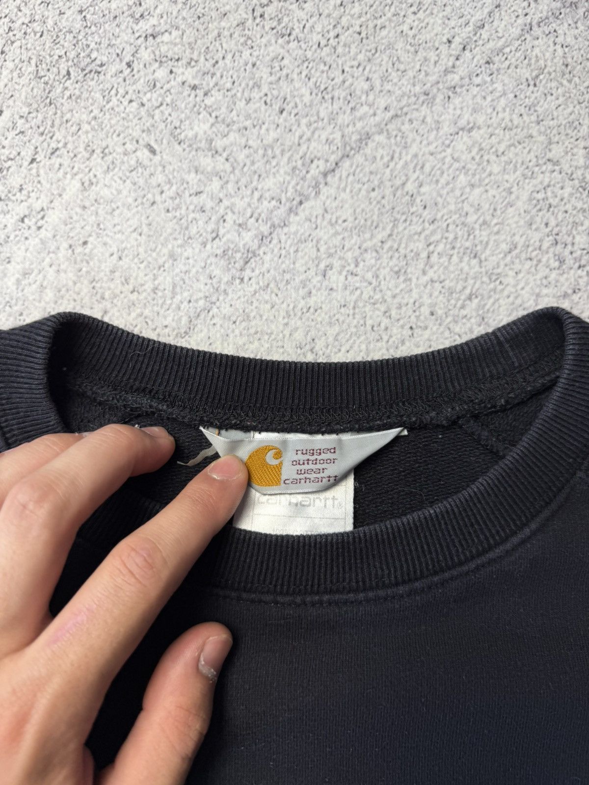 Carhartt × Vintage Vintage Carhartt Sweatshirt Y2K Mini logo Size US L / EU 52-54 / 3 - 10 Thumbnail