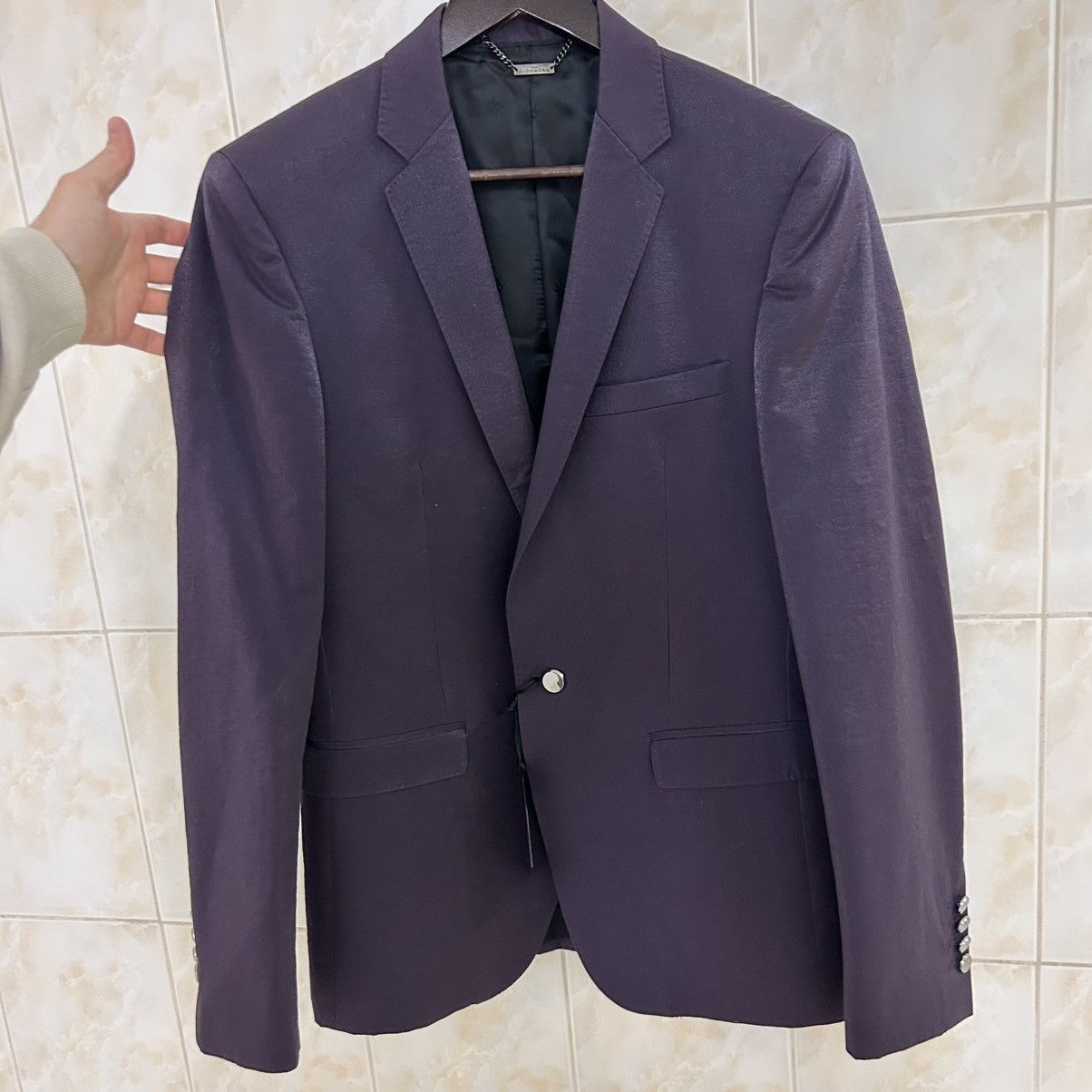 John Richmond JOHN RICHMOND Luminous Tailored Blazer Size 48R - 2 Thumbnail