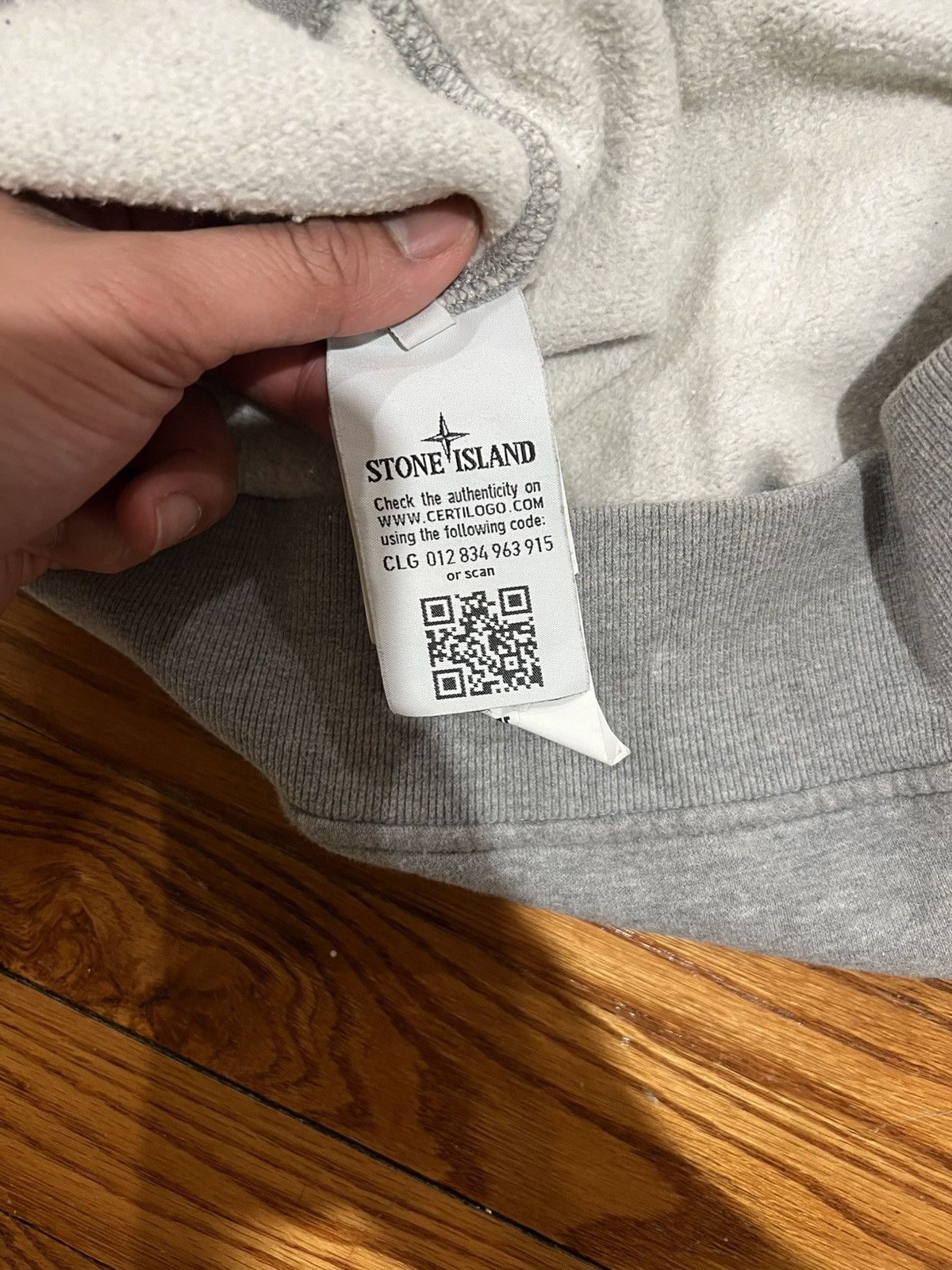 Stone Island Stone Island Grey Crewneck Size US L / EU 52-54 / 3 - 3 Thumbnail