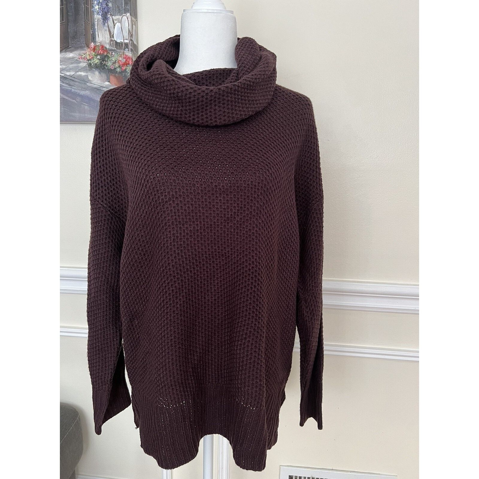 Sanctuary Sanctuary women burgundy sweater knitted warm Size M A003024 Size M / US 6-8 / IT 42-44 - 1 Thumbnail