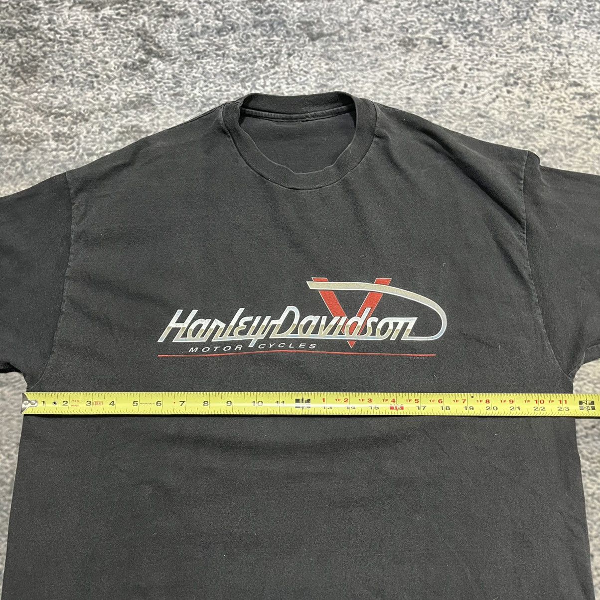 Harley Davidson Vintage Harley Davidson Eagle Logo T Shirt Black Size Large Size US XL / EU 56 / 4 - 6 Thumbnail