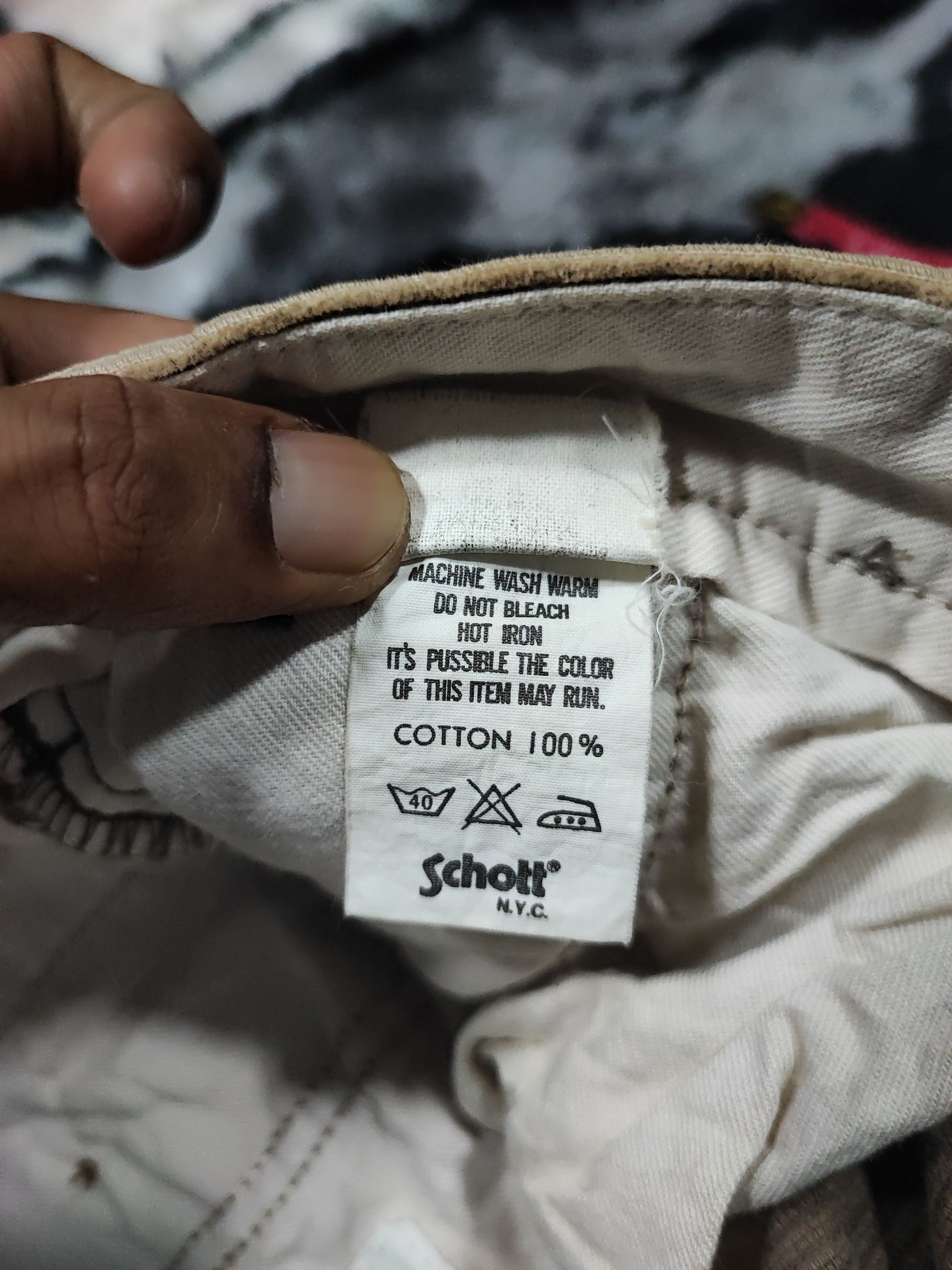 Schott × Vintage Schott Trousers Combat Pants Size US 30 / EU 46 - 9 Thumbnail