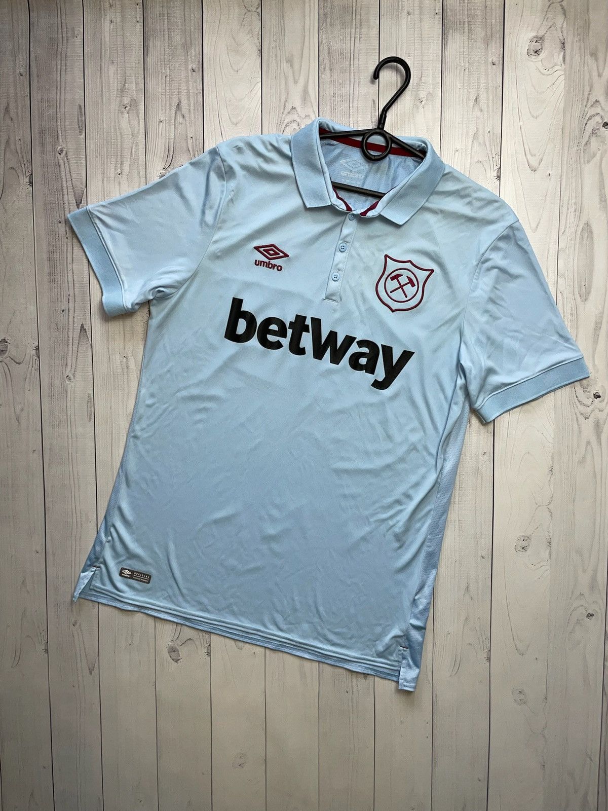 Umbro × Vintage Vintage Umbro West Ham United soccer jersey blue away L Size US L / EU 52-54 / 3 - 1 Thumbnail