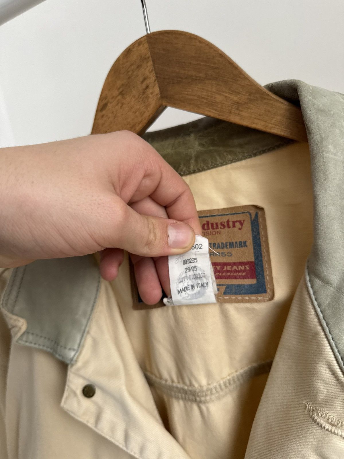 Diesel Vintage Diesel 90s Workwear Beige Utility Canvas Button-Up Size US L / EU 52-54 / 3 - 9 Thumbnail