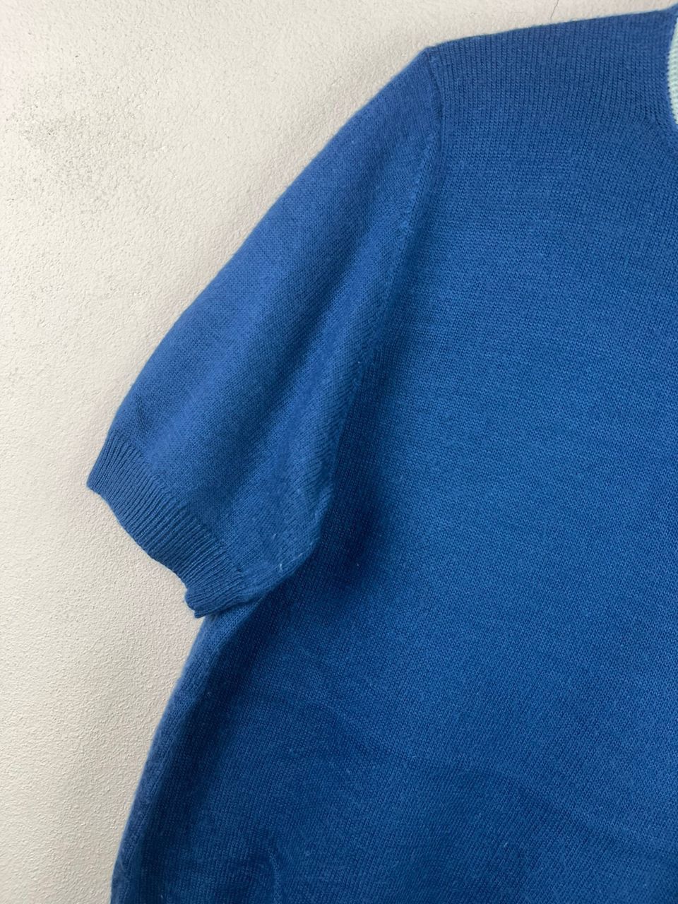 Comme des Garcons Homme Plus × Japanese Brand × Rei Kawakubo AD1998 Short Sleeve Knit Sweater Size US M / EU 48-50 / 2 - 9 Thumbnail