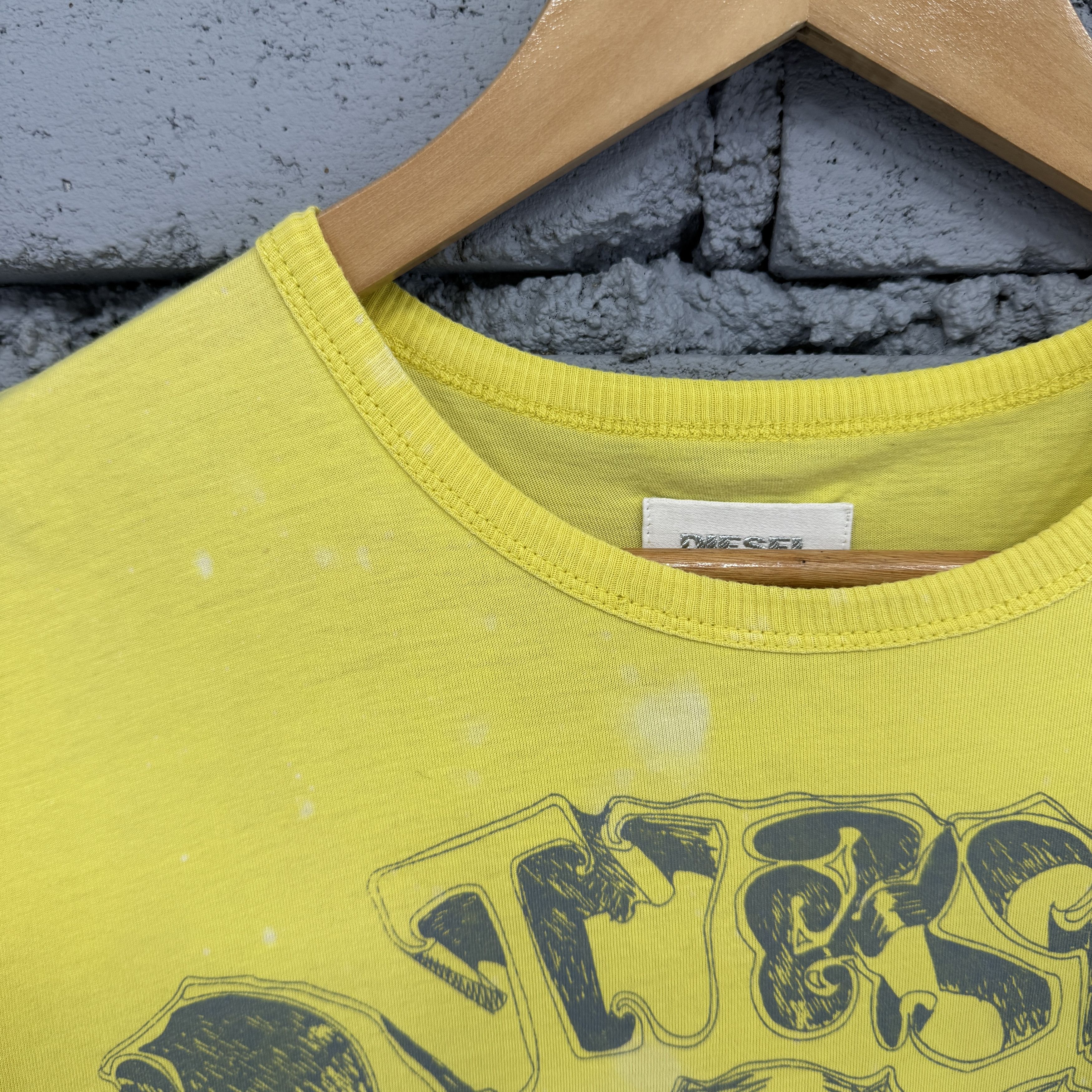 Diesel Rare Vintage Diesel Tiger Graphic Tshirt Size US XL / EU 56 / 4 - 4 Thumbnail