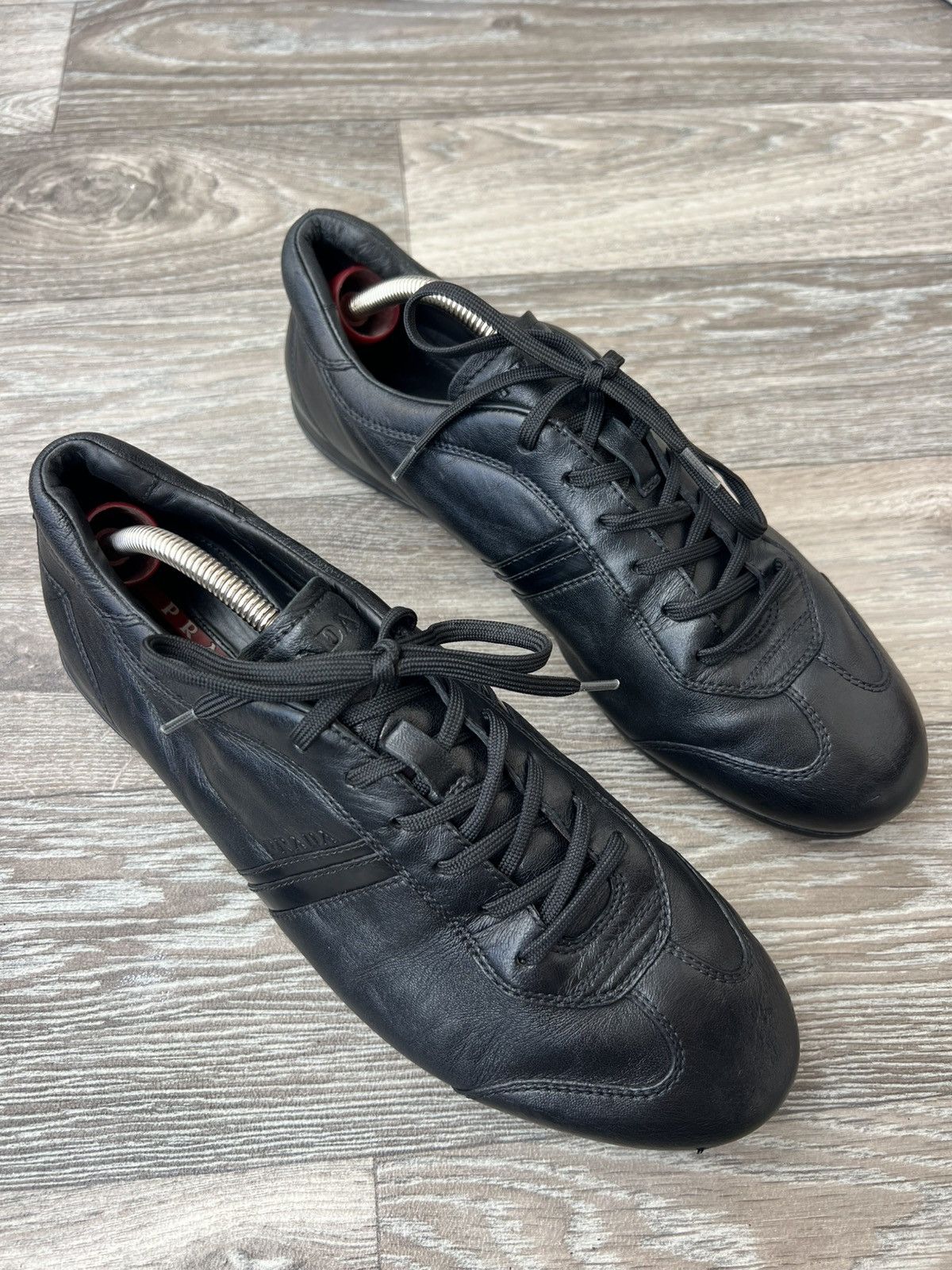 Prada PRADA Leather MonteCarlo Sneaker Size US 10.5 / EU 43-44 - 2 Thumbnail