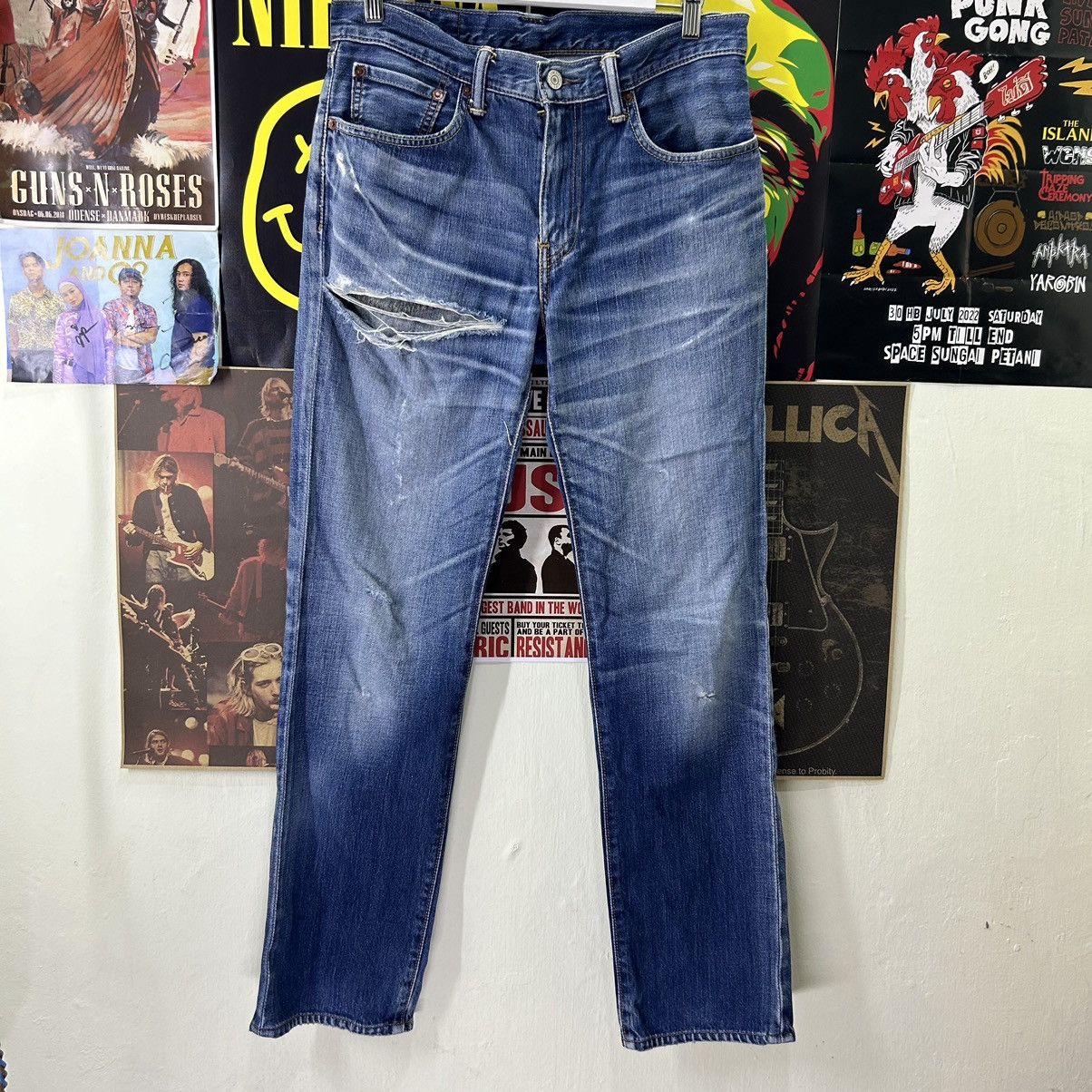 Levi's Vintage Levi’s 502 Ripped Distressed Denim Size US 32 / EU 48 - 1 Thumbnail