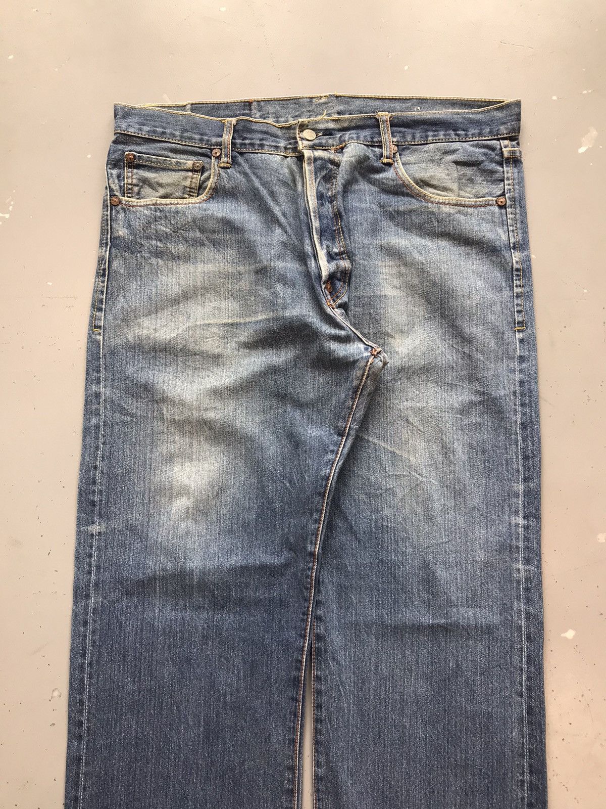 Japanese Brand × Vintage Vintage Evisu inspired seagull embroidered denim Size US 40 / EU 56 - 4 Thumbnail