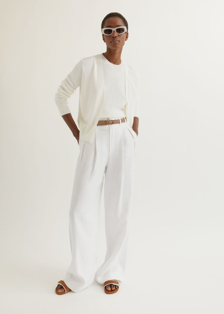 Loro Piana o1srvl11e0424 Trouser in White Size 36" / US 14 / IT 50 - 3 Thumbnail