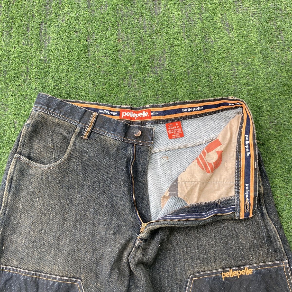 Pelle Pelle PELLE PELLE DOUBLE KNEES DENIM Size US 35 - 7 Thumbnail