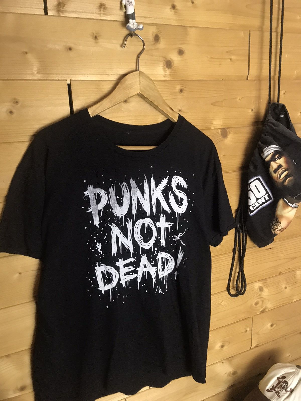 Vintage Vintage 00s Punks not dead t-shirt Size US XL / EU 56 / 4 - 3 Thumbnail