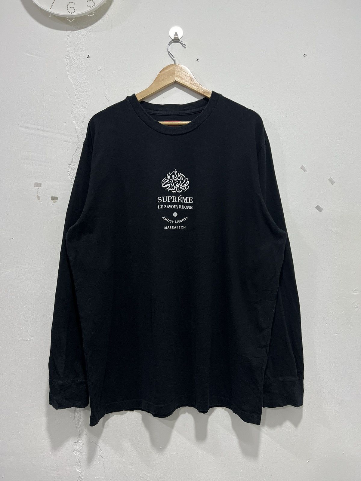 Supreme FW19 Supreme Marrakech Embroidery Longsleeve Tshirt | Grailed