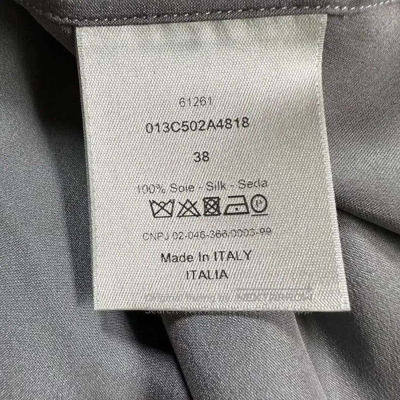 Dior Dior Misty Blue Silk Shirt Size XS / US 0-2 / IT 36-38 - 4 Thumbnail
