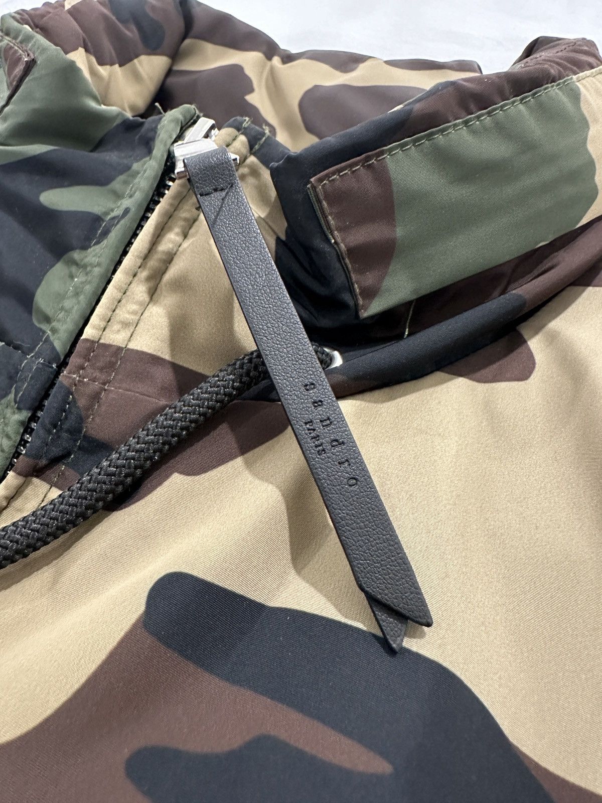 Sandro Sandro Paris Nylon Army Jacket Size US XL / EU 56 / 4 - 3 Thumbnail