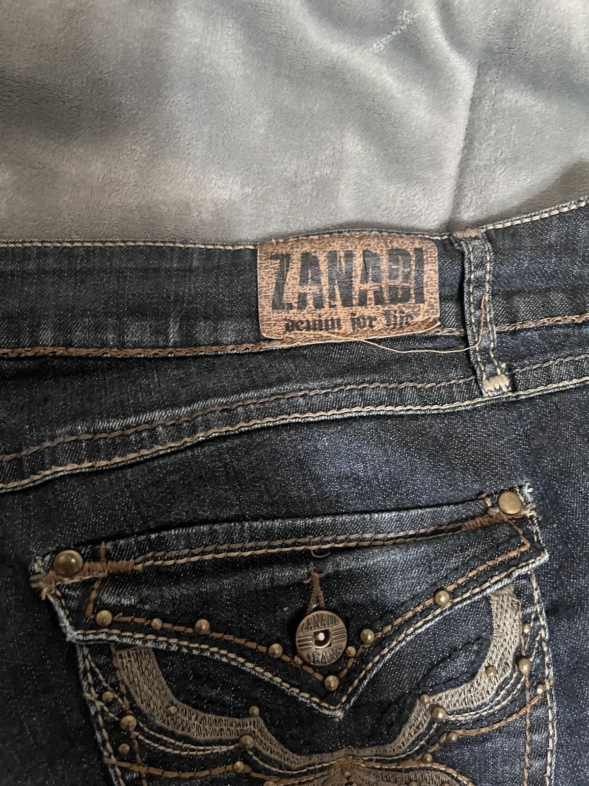 Japanese Brand × Vintage Y2K Vintage Japanese style ZanaDi denim jeans Size 26" / US 2 / IT 38 - 6 Thumbnail