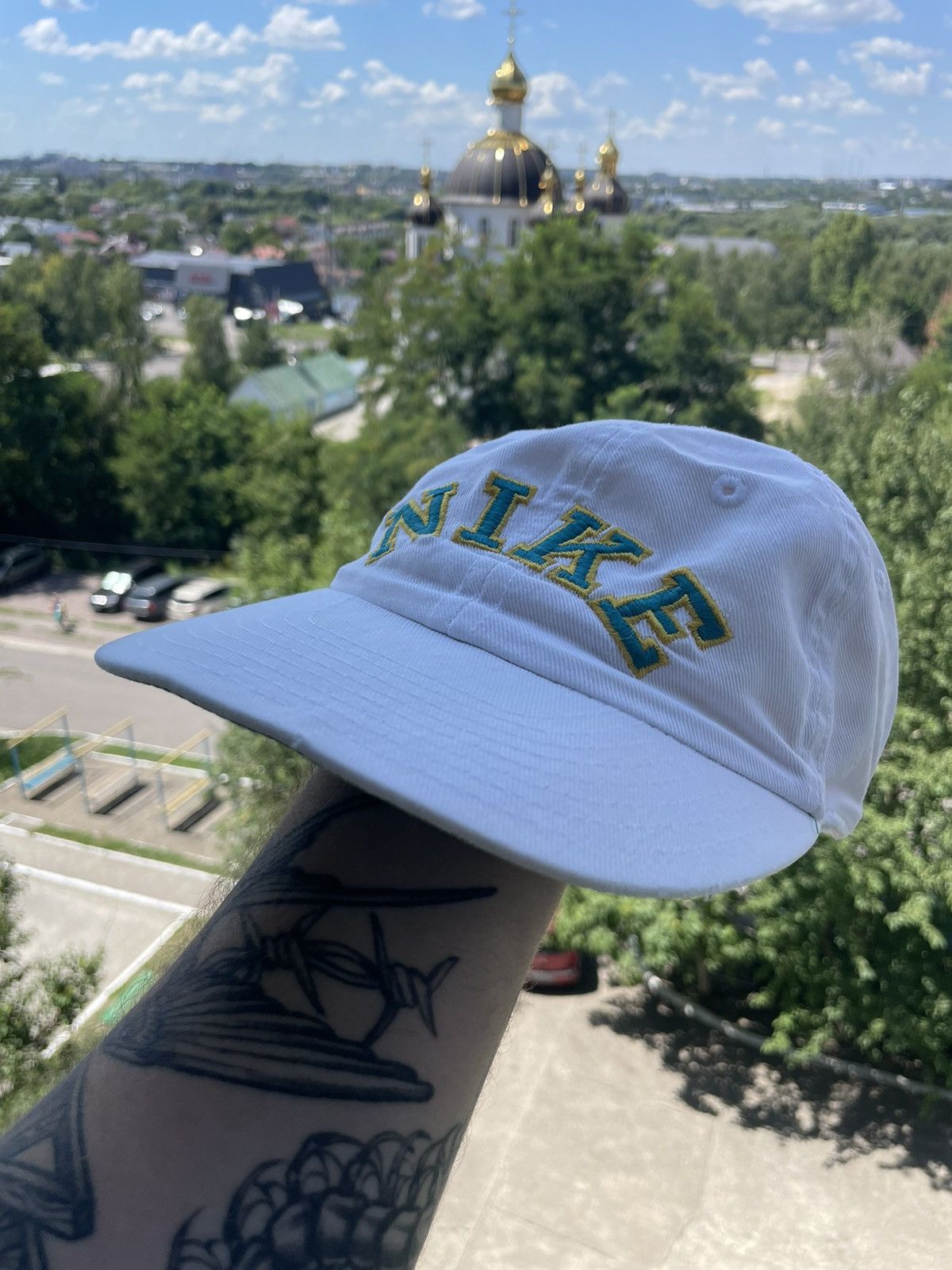 Nike × Vintage Nike Vintage 90s Cap Y2K Size ONE SIZE - 4 Thumbnail