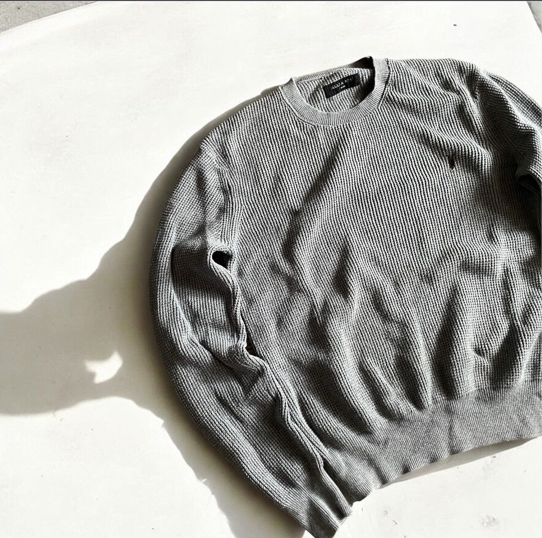 Allsaints × Vintage Vintage Grey Sweater Knitwear Crochet Allsaints Logo Basic Size US S / EU 44-46 / 1 - 2 Thumbnail