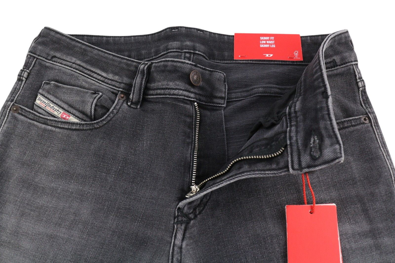 Diesel 1979 SLEENKER 0EIAG W31/L30 Skinny Low Waist Jeans 40915 Size US 31 - 5 Thumbnail