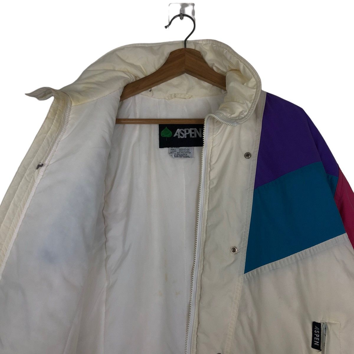 Japanese Brand 🔥Vintage Biker Jacket Aspen Japan Mix Colour Streetwear Size US M / EU 48-50 / 2 - 12 Thumbnail