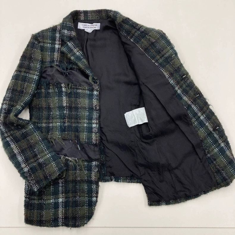 Comme des Garcons Comme Des Garcons Plaid Hollow Deconstruction Suit Size L / US 10 / IT 46 - 3 Thumbnail