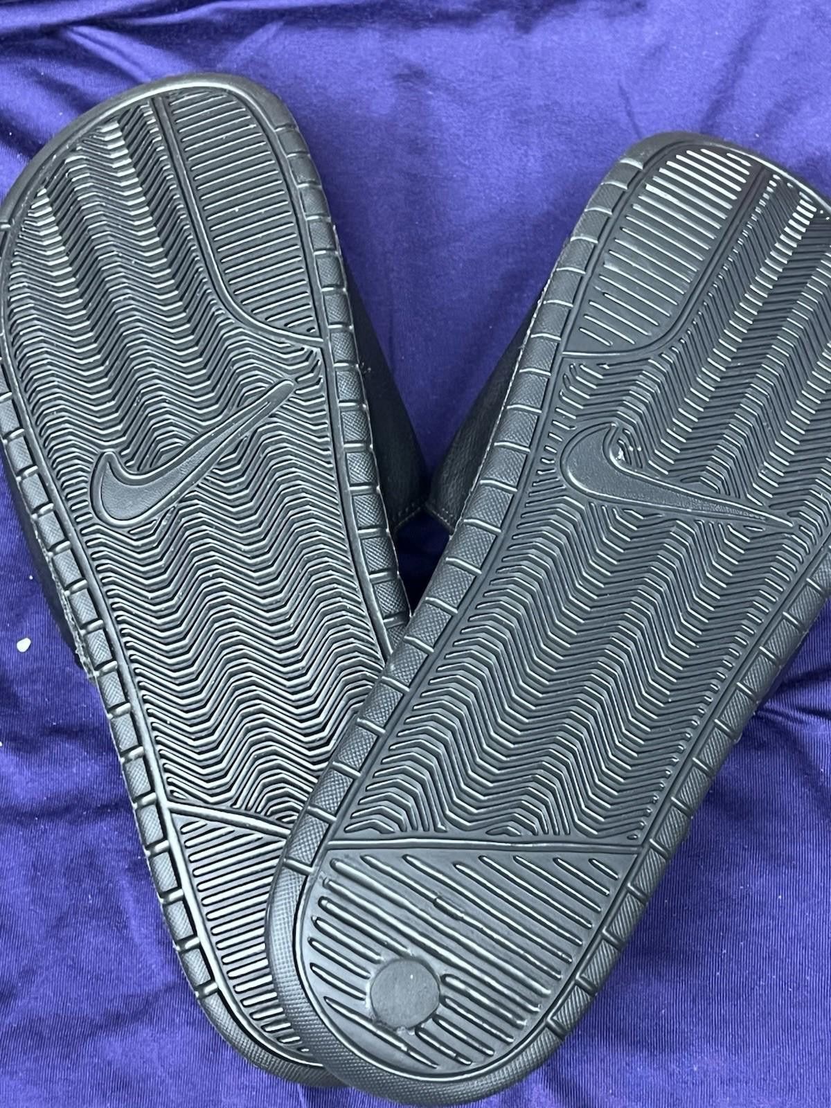 Nike Nike Benassi 12 JDI Black/White Men Slides Sandal 343880090 Size US 12 / EU 45 - 6 Thumbnail