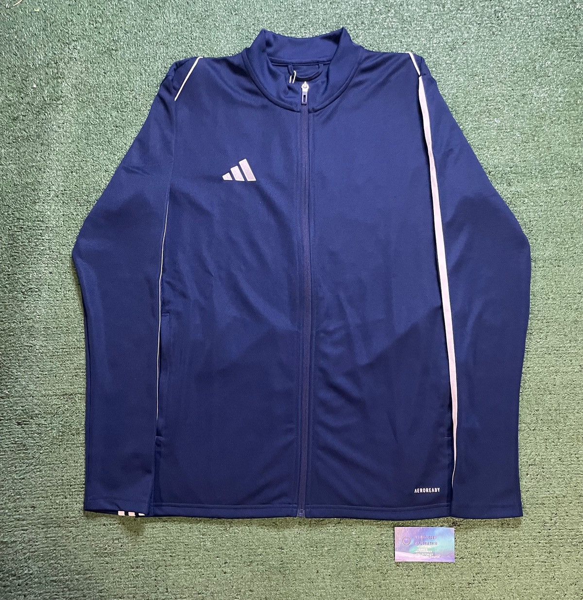 Adidas Adidas navy and white tracksuit Size US M / EU 48-50 / 2 - 2 Thumbnail