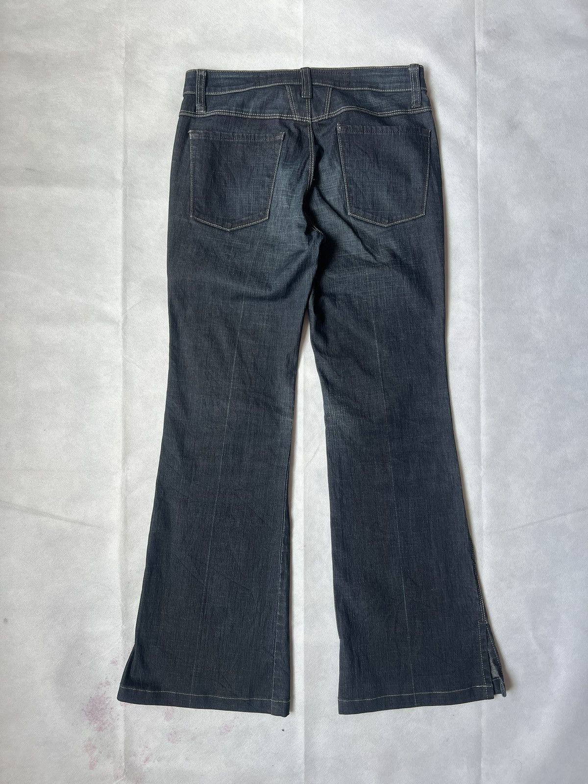 Marithe + Francois Girbaud Marithe Francois Girbaud Open Flared Jeans Size 28" / US 6 / IT 42 - 9 Thumbnail
