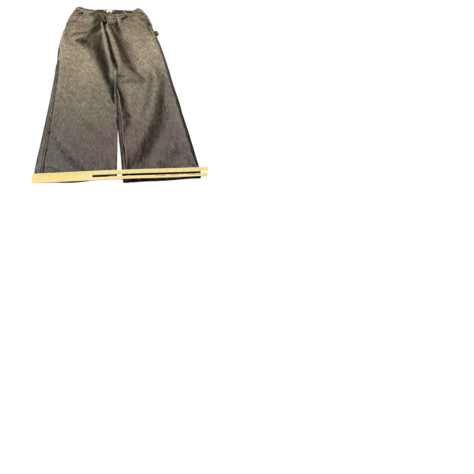 Guess VINTAGE GUESS Jeans Baggy Carpenter Denim Jeans Men 40x32 Black 5-Pocket Regular Straight Skater Metallic USA Mens Size US 40 / EU 56 - 11 Thumbnail