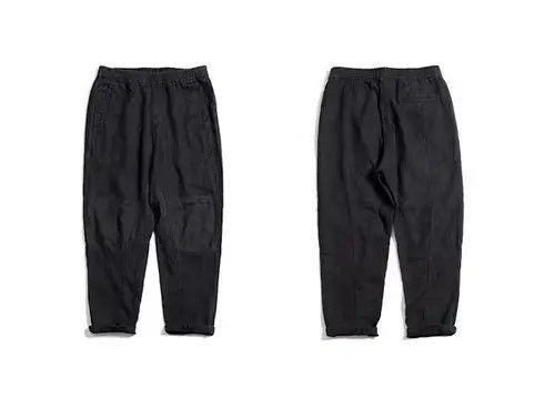 Japanese Brand 20SS Indigo Union Japan Black Patchwork Pants Size US 34 / EU 50 - 4 Thumbnail