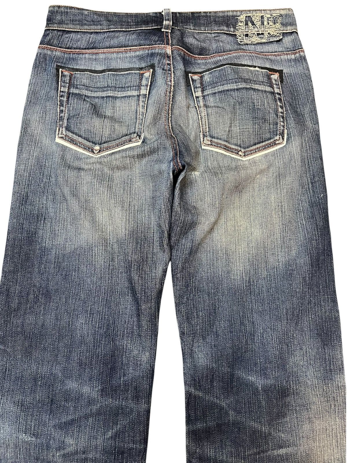 Notify Vintage Notify Baggy Wide Leg Distressed Denim Size US 31 - 7 Thumbnail