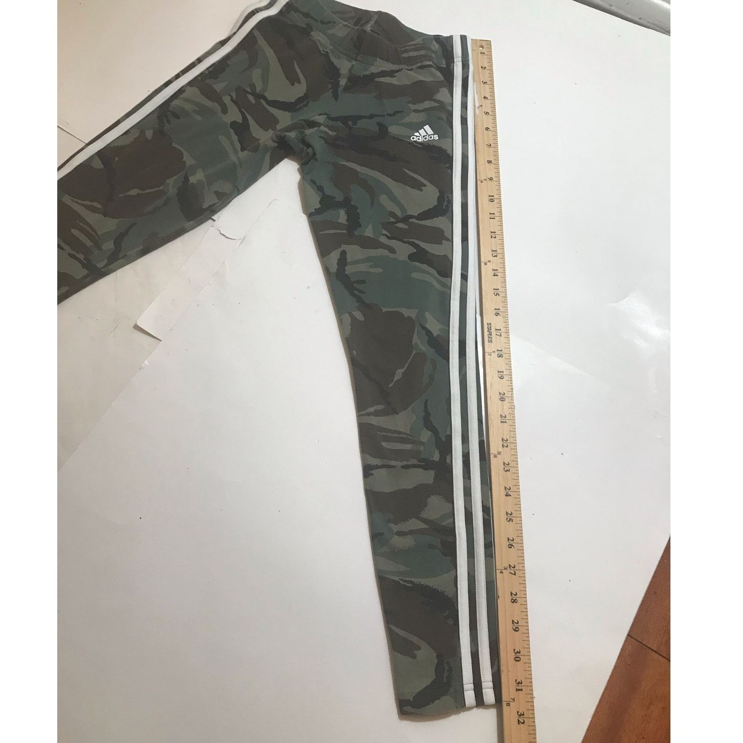 Adidas ADIDAS Camo Leggings Women's XS Size 22" - 6 Thumbnail