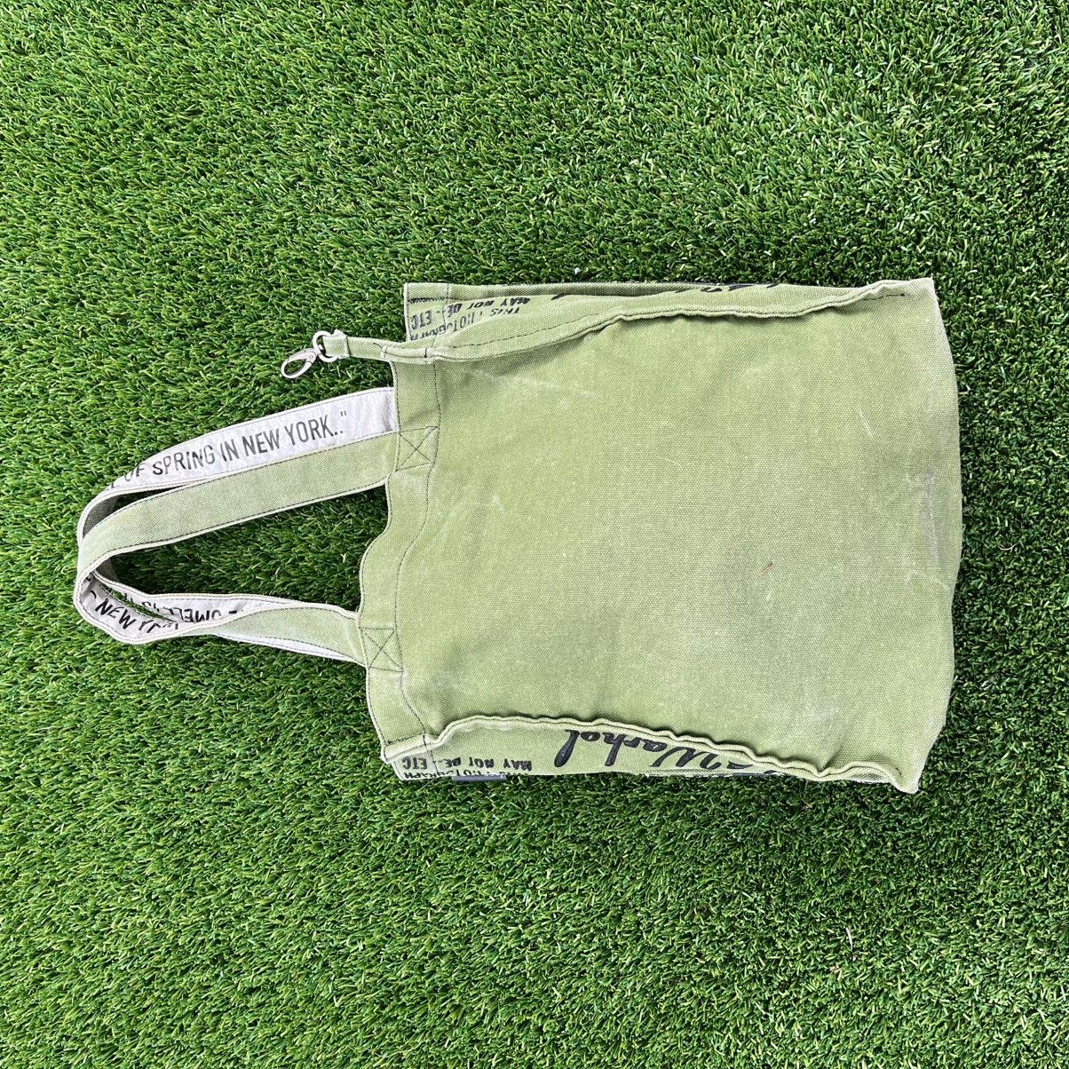 Andy Warhol Green flowers Andy warhol tote Size ONE SIZE - 5 Thumbnail