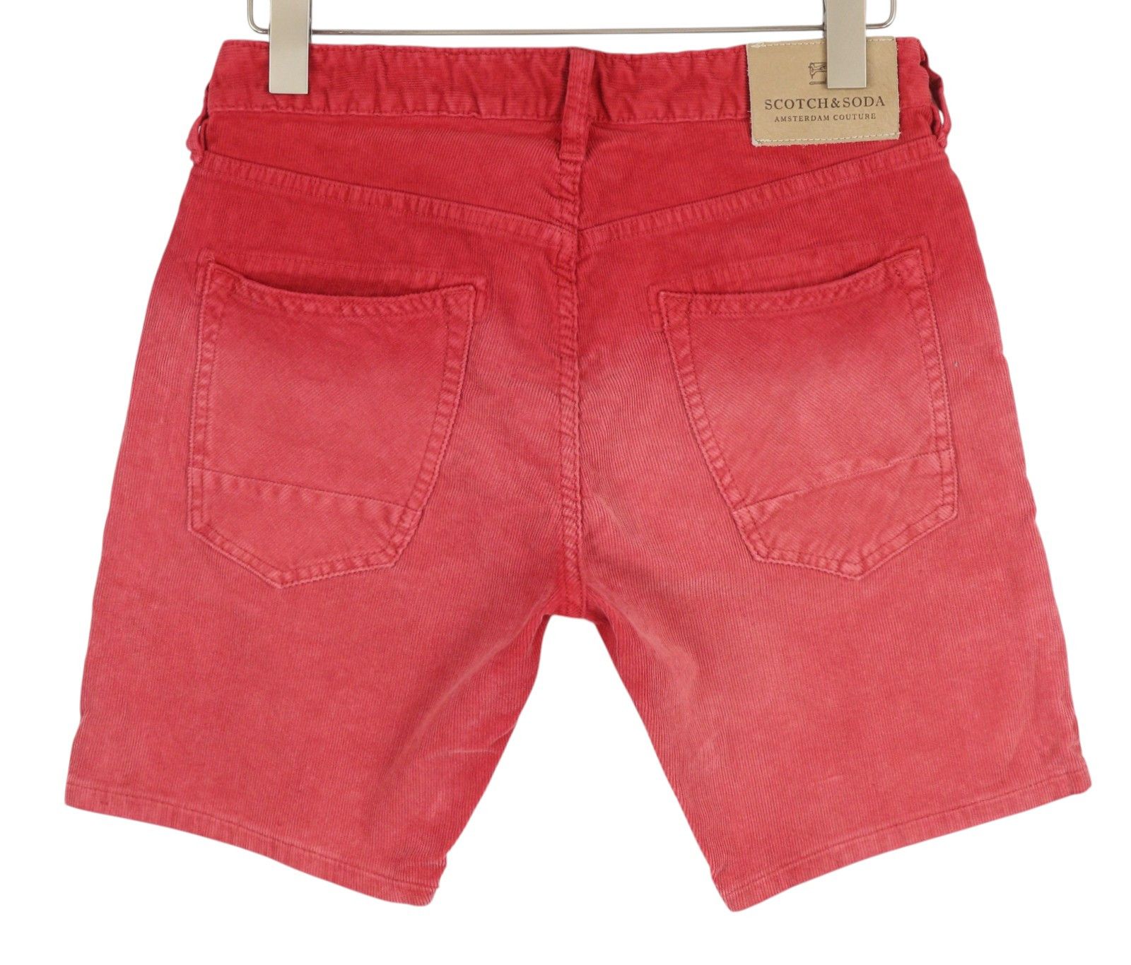 Scotch & Soda W29 Chino Corduroy Washed Red Button Fly Logo 84141 Size US 29 - 2 Thumbnail
