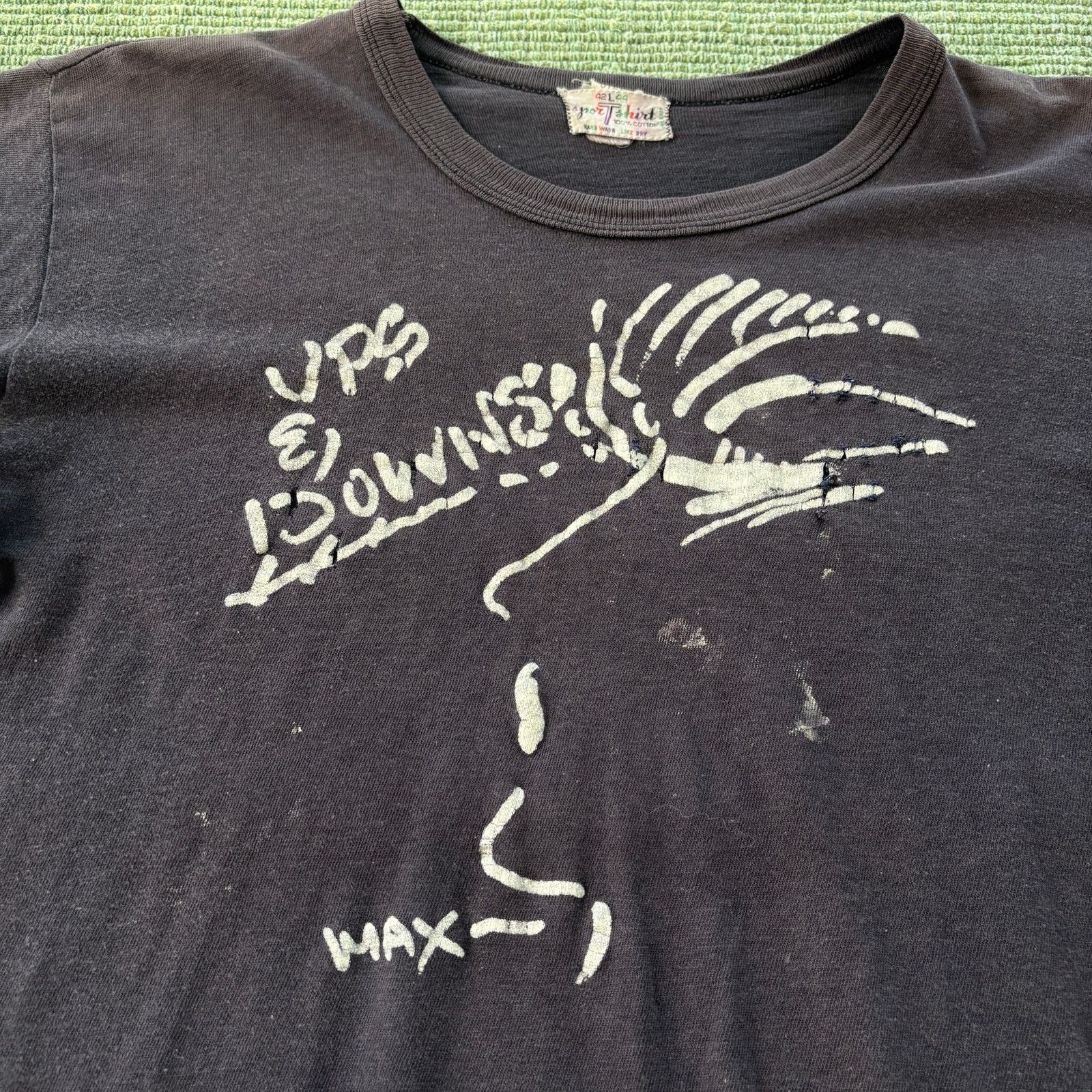 Vintage Vintage 1960s Black Peter Max Single Stitched Tee Sz M Size US M / EU 48-50 / 2 - 2 Thumbnail