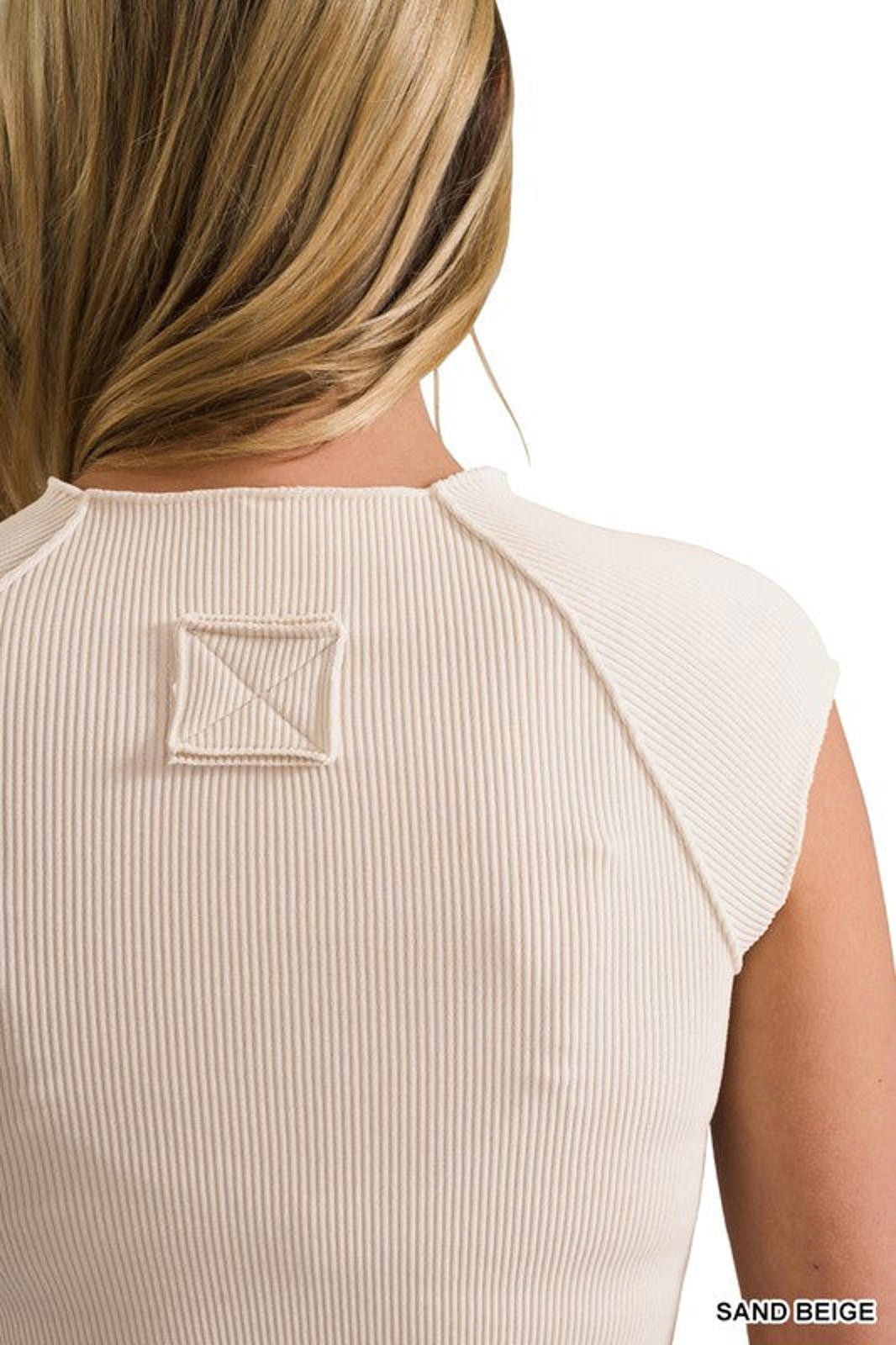 Other Ribbed Short Sleeve Seamless Soft Crop Top Zenana Size S / US 4 / IT 40 - 5 Thumbnail