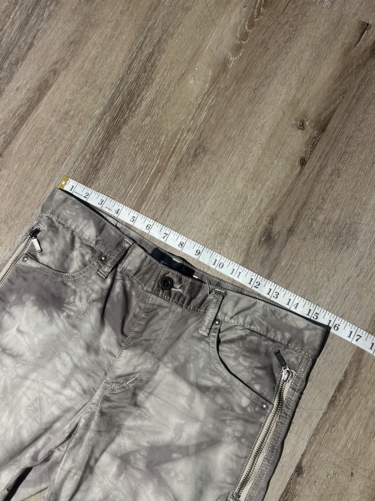 L7 Real Hip L7 Real Hip Skinny Tie Dye Zipper Pants Size US 32 / EU 48 - 6 Thumbnail