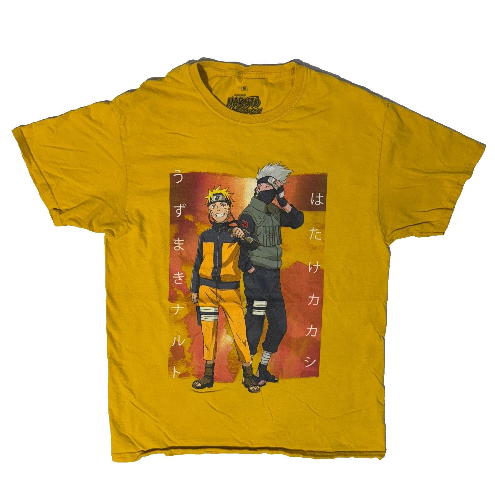 Ripple Junction Naruto Shippuden Kakashi Hatake & Naruto Uzumaki Yellow Anim Size US M / EU 48-50 / 2 - 1 Thumbnail