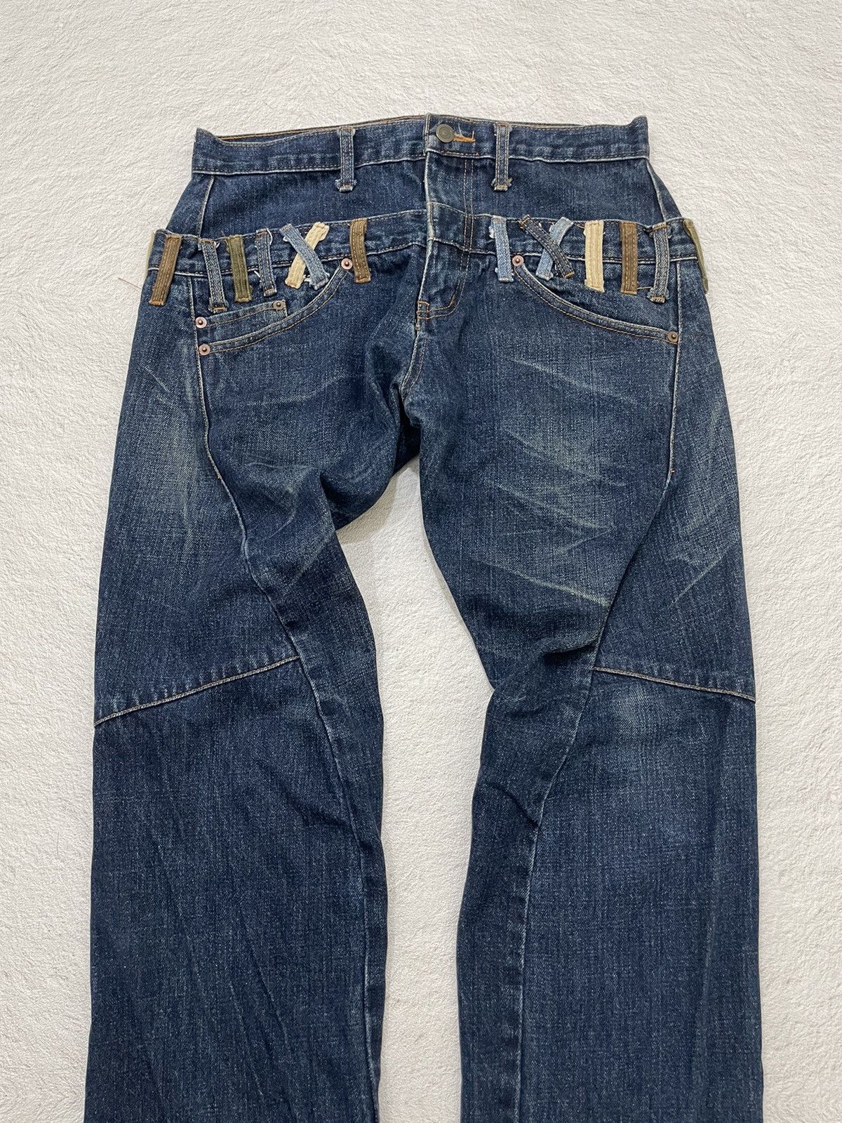 Hysteric Glamour × Japanese Brand × Le Grande Bleu (L.G.B.) 2000s Green japan denim Size US 31 - 2 Thumbnail