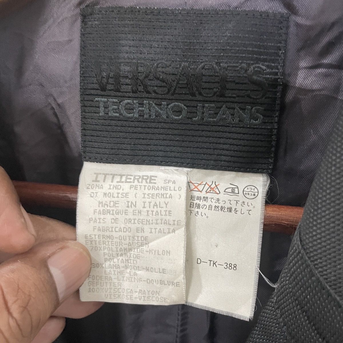 Versace Vintage Versace Techno Jeans Coat Jacket Size M / US 6-8 / IT 42-44 - 5 Thumbnail