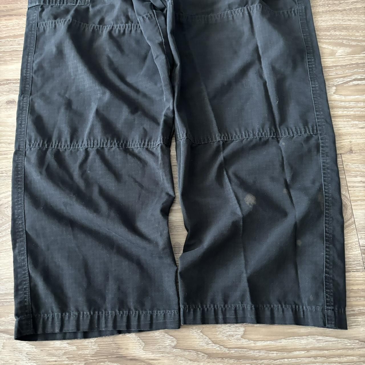 Vintage Crazy Vintage Y2K/2000s Baggy Black Workwear Streetwear Skater Cargo Pants! 42x30 Size US 42 / EU 58 - 6 Thumbnail