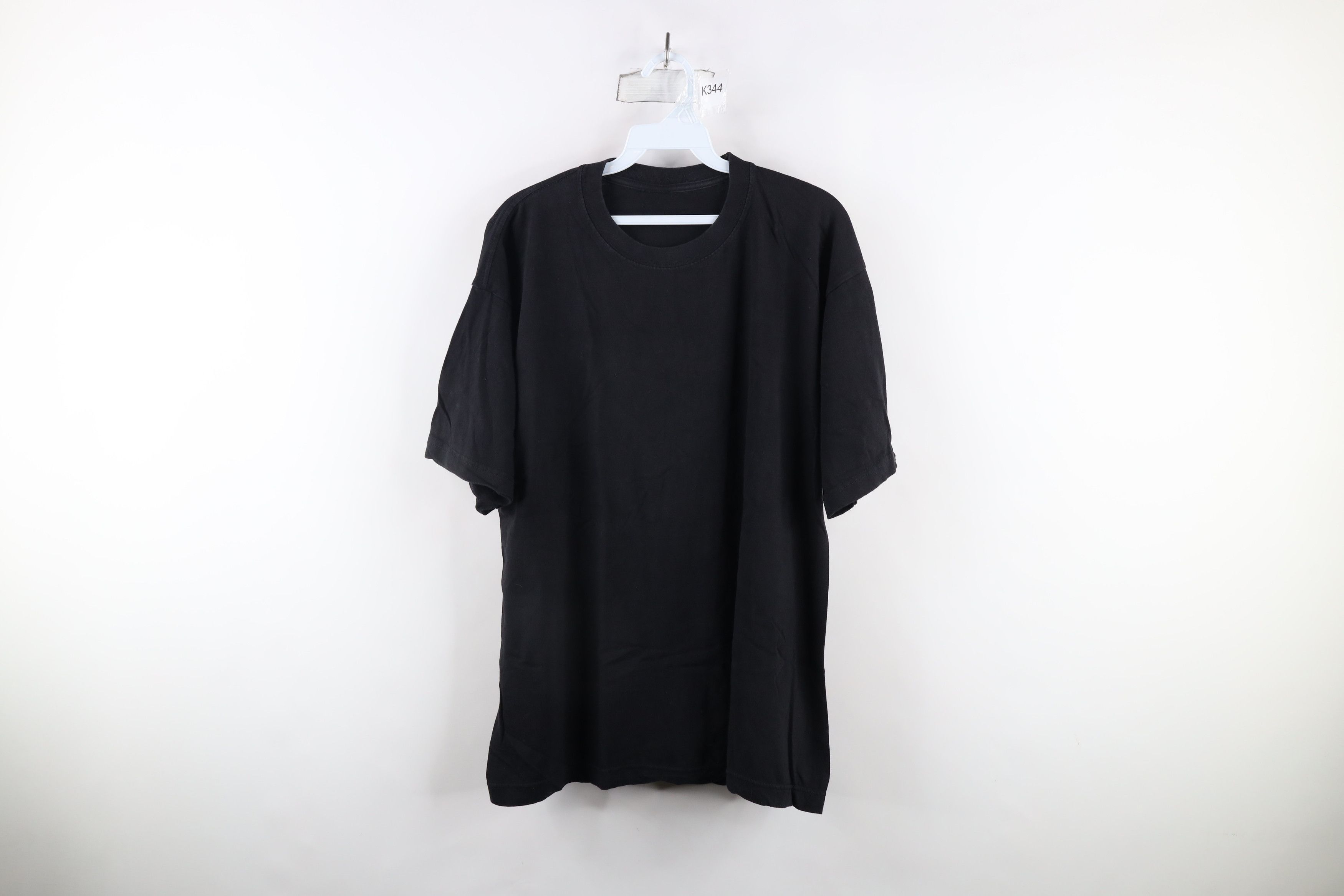 Vintage Vintage 90s Streetwear Short Sleeve T-Shirt Black Cotton Size US XXL / EU 58 / 5 - 1 Thumbnail